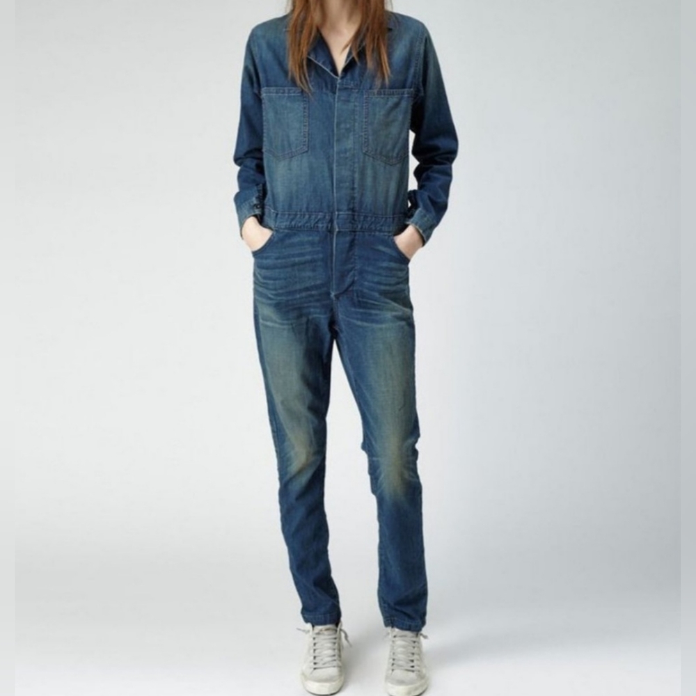 6397 Denim Jumpsuit and Rompers, Size XSMALL